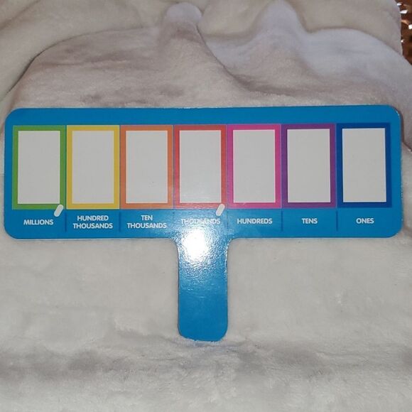 Place Value Dry Erase Paddle Set of 4 Homeschool - Picture 6 of 9